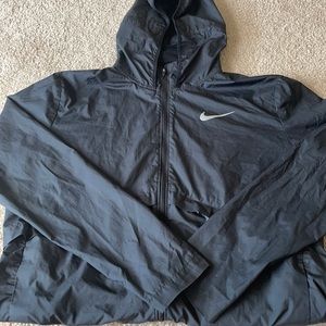 Nike black wind breaker